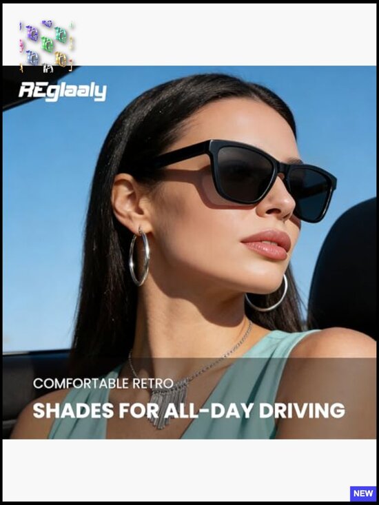 Trendy Square Sunglasses Polarized UV Protection Retro Classic Shades Glasses main image 4